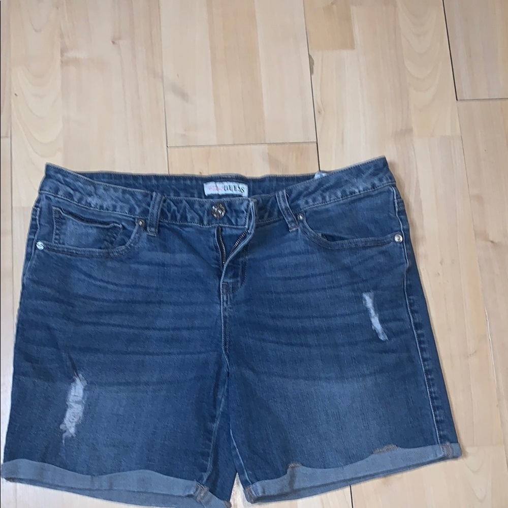 GUESS Women's Blue Denim Shorts